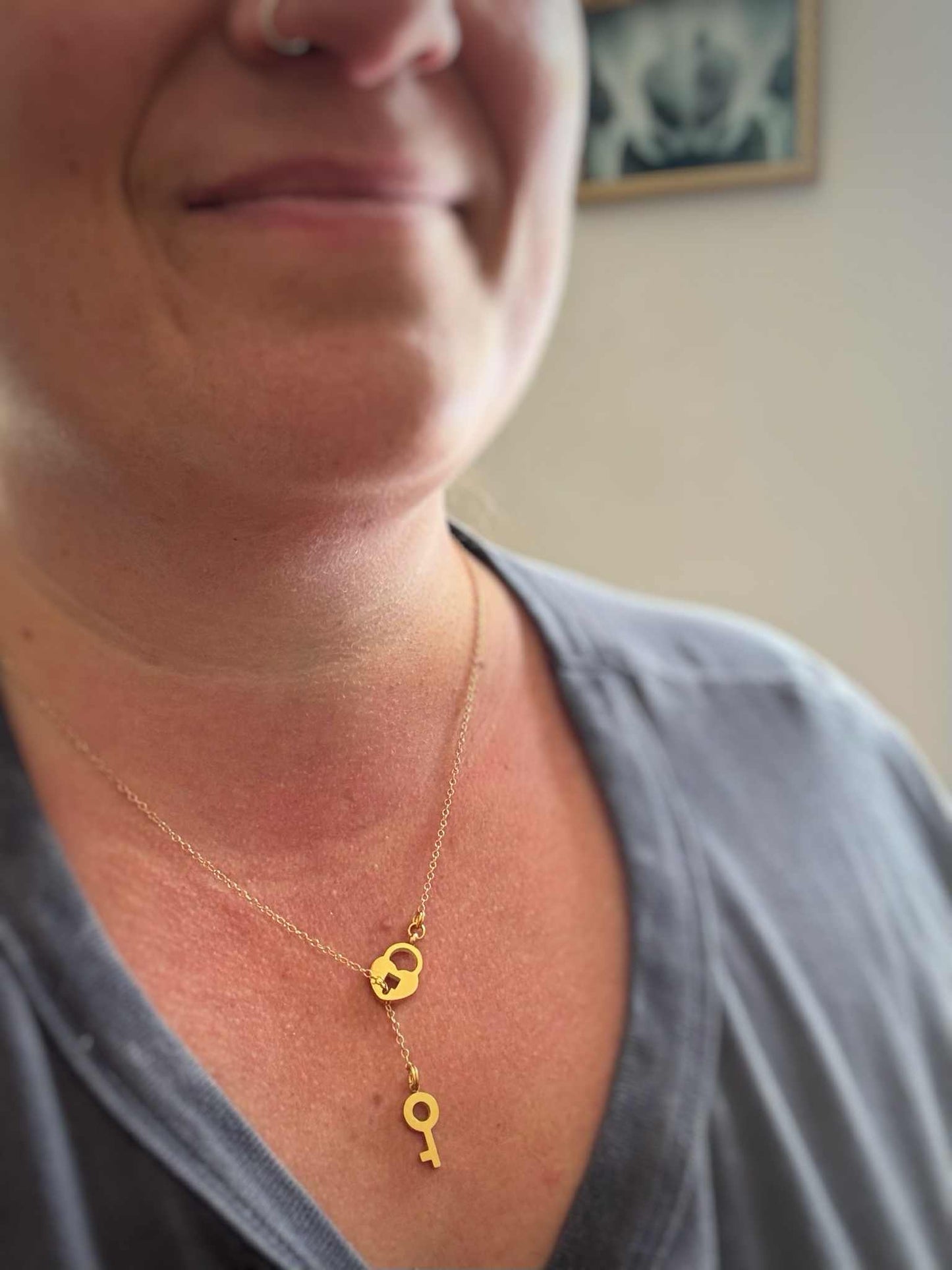 Lock and Key Necklace