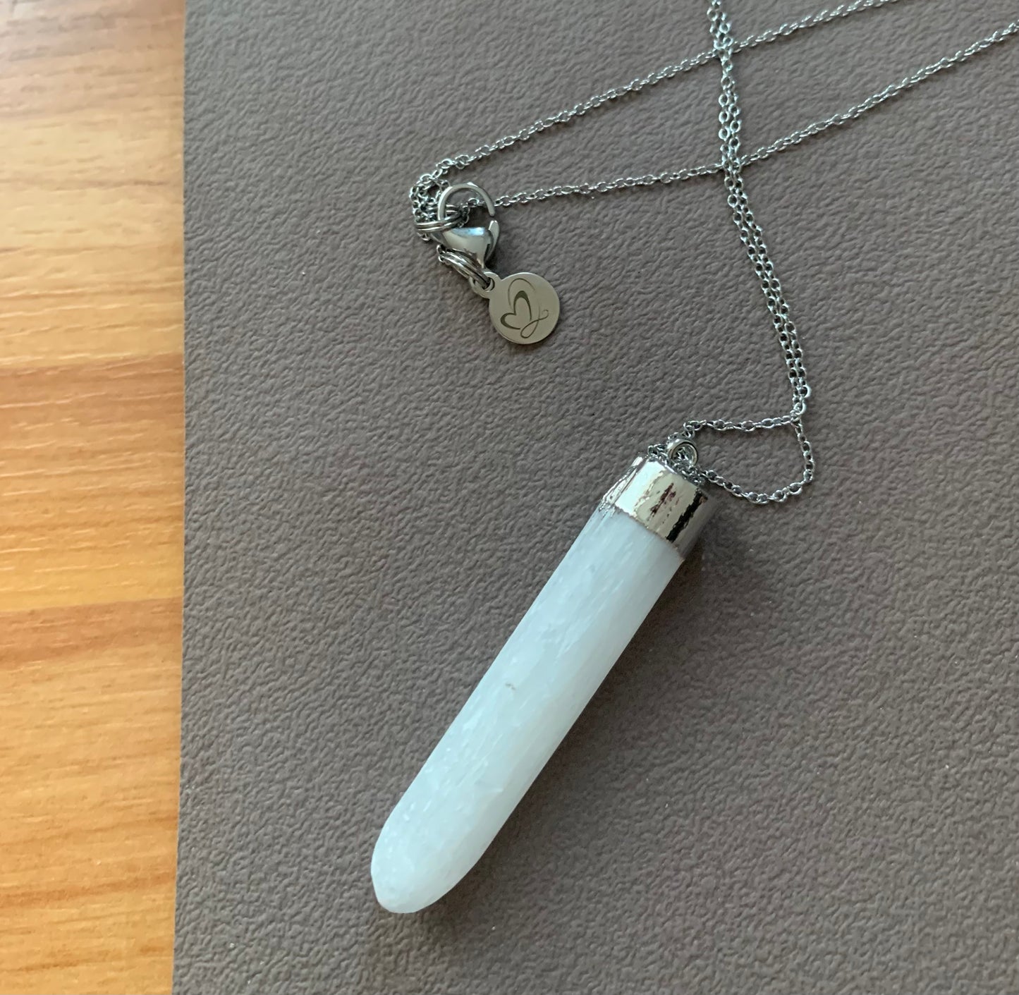 Selenite Necklace