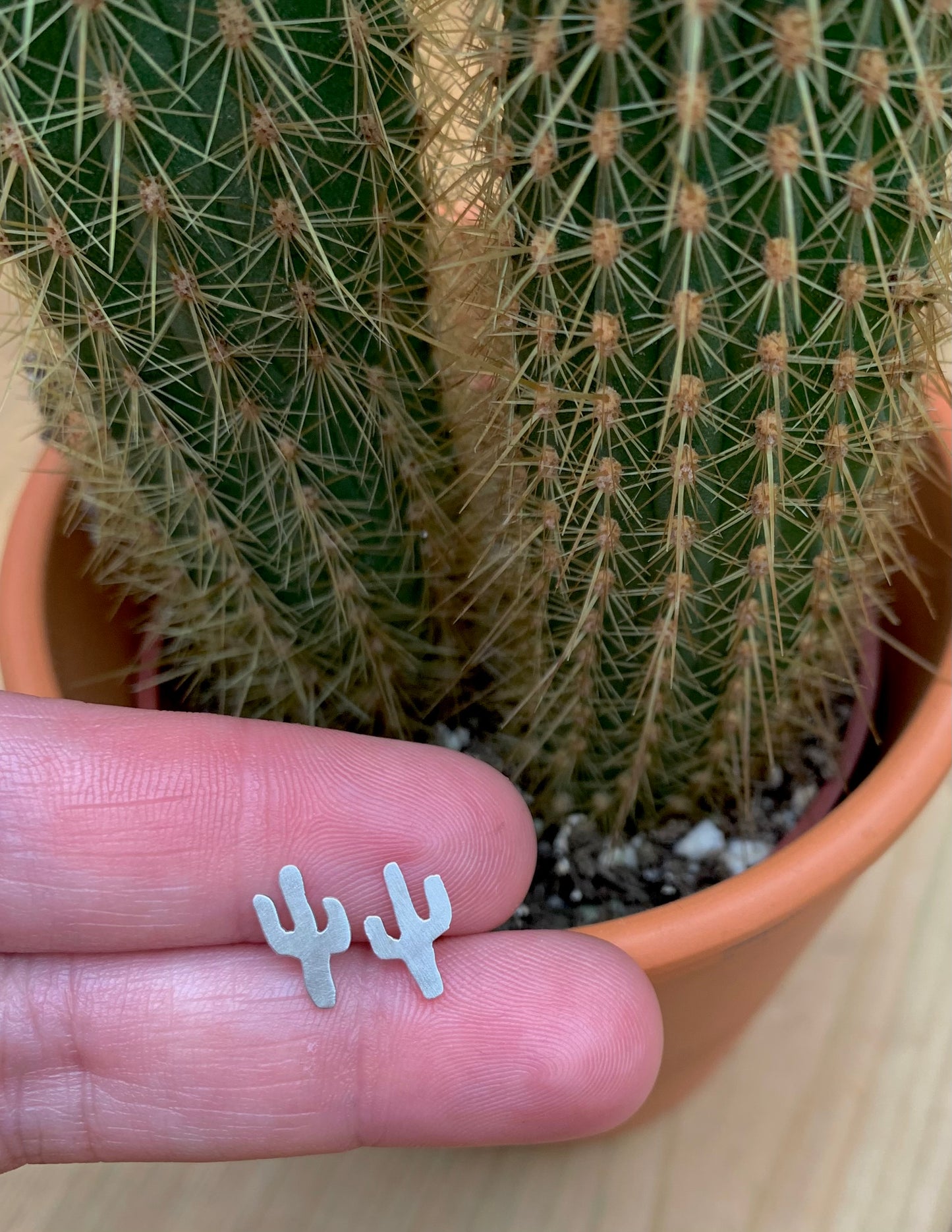 Mini Cacti Stud Earrings