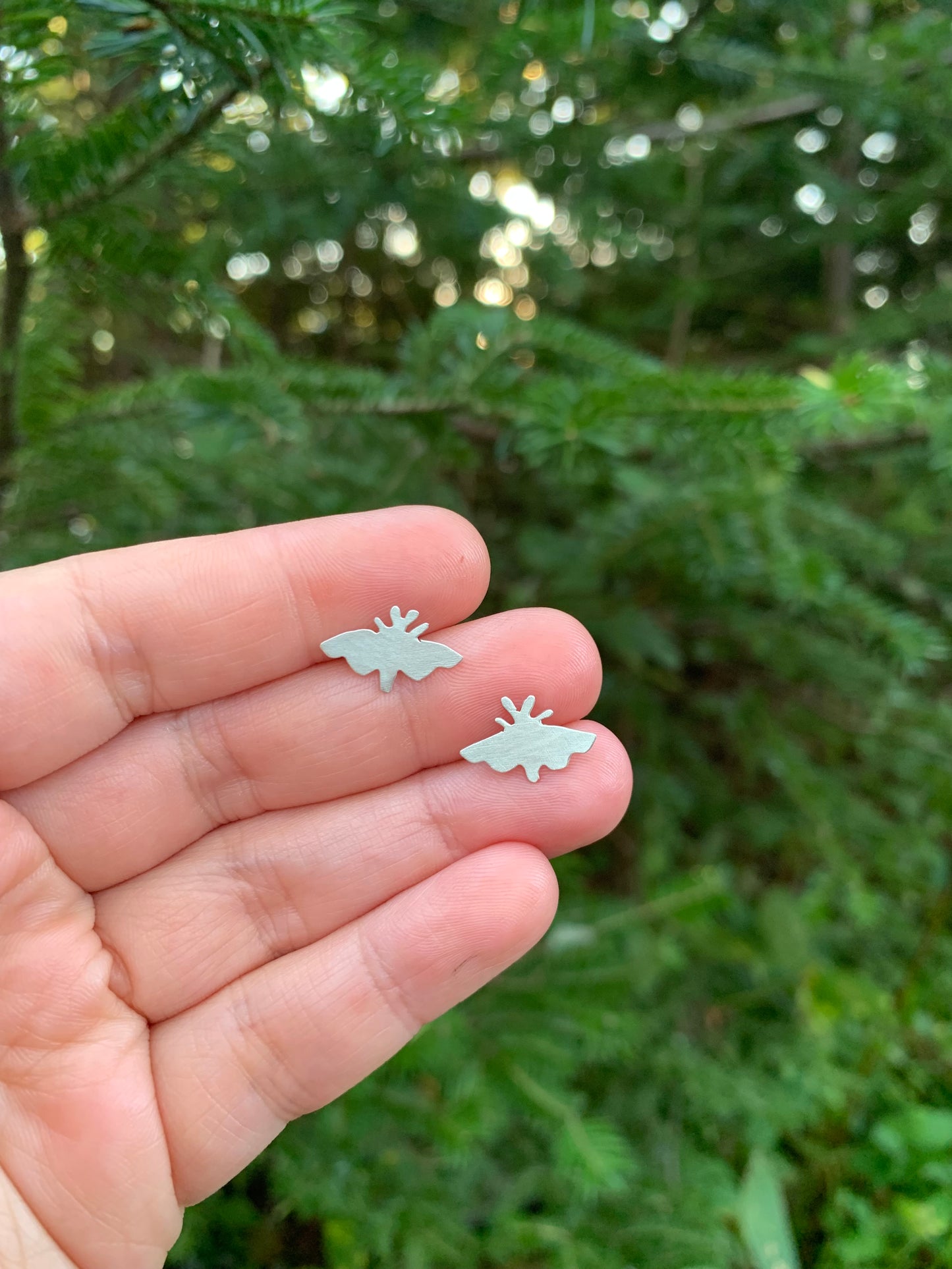 Moth Stud Earrings