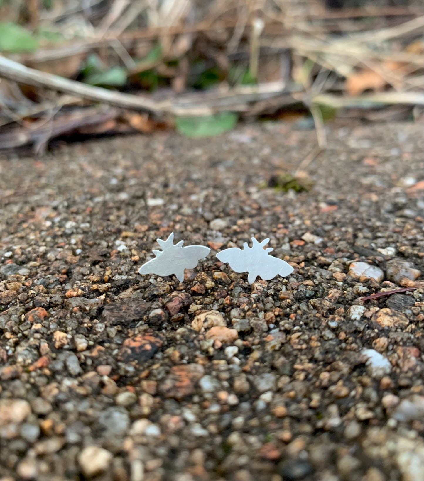 Moth Stud Earrings