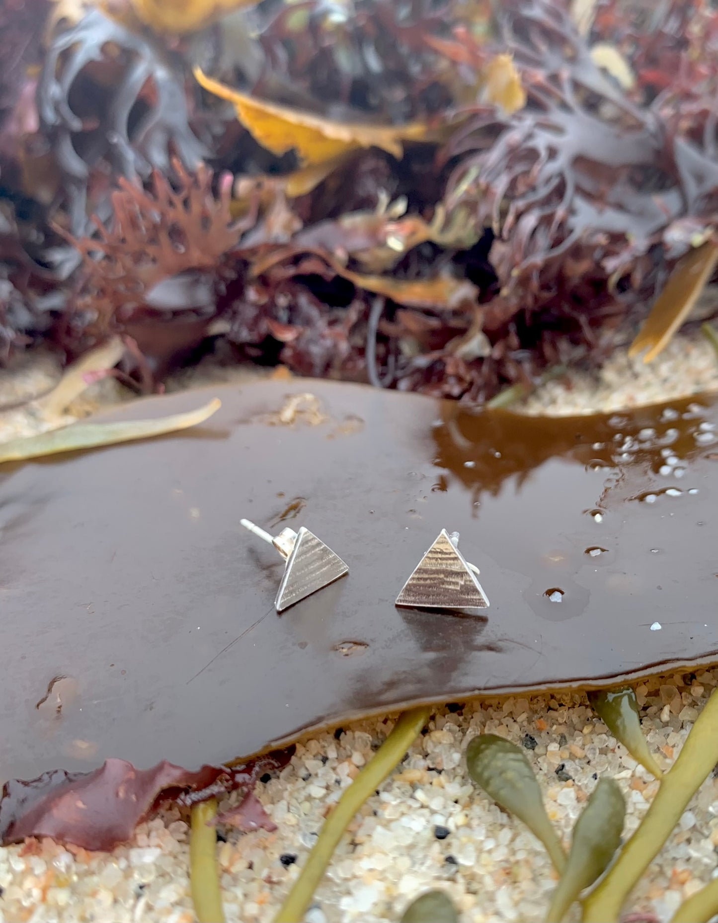 Triangle Sterling Silver Studs