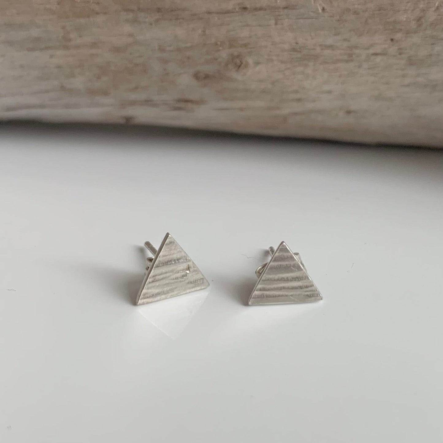 Triangle Sterling Silver Studs