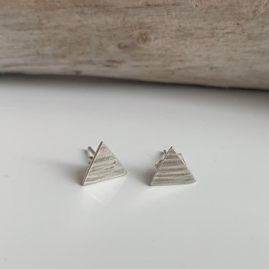 Triangle Sterling Silver Studs