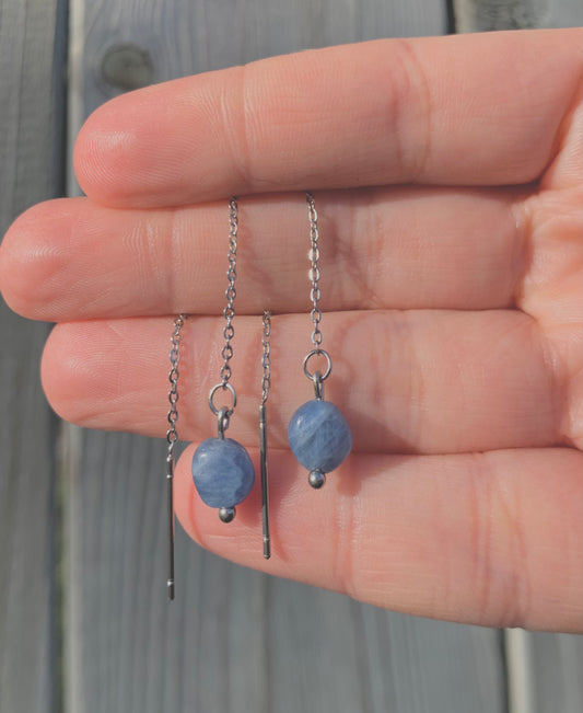 Blue Kyanite Threaders and Archs