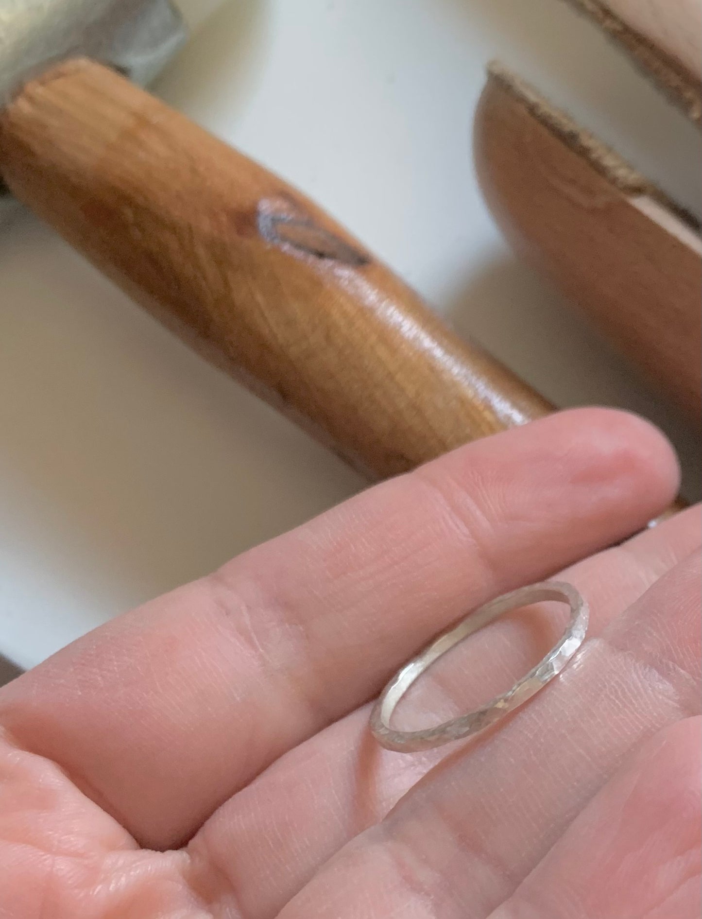 Hammered Ring Band