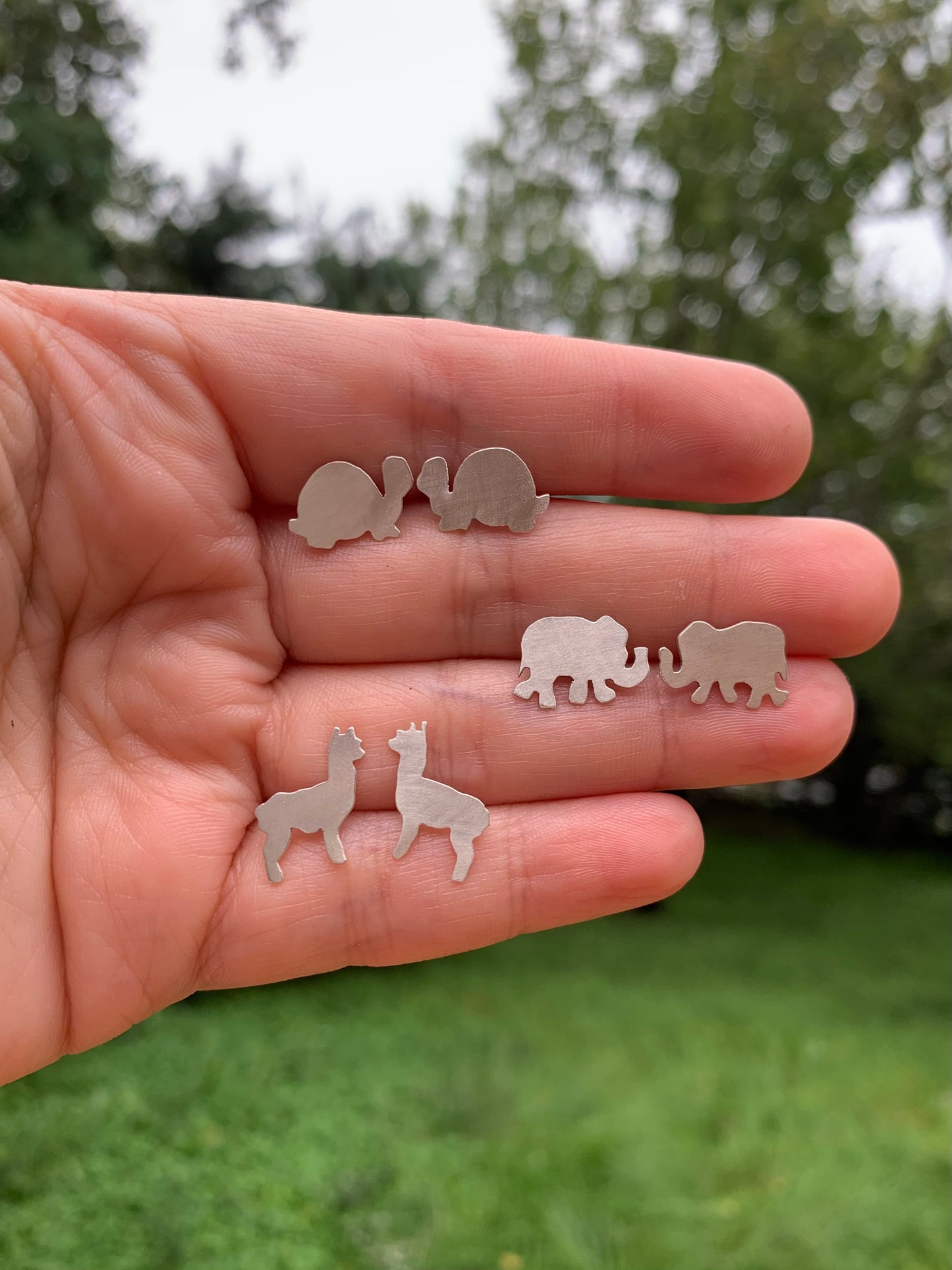 Elephant Stud Earrings