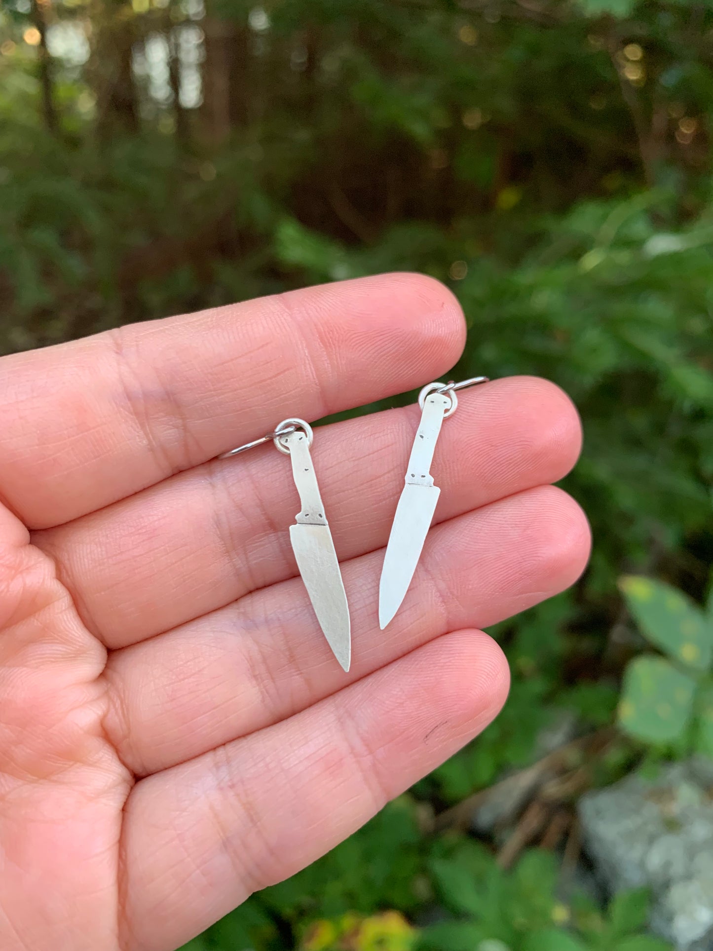 Knife Dangle Earrings