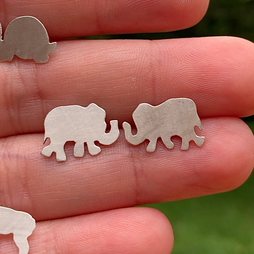 Elephant Stud Earrings