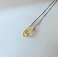 Citrine Crystal Necklace