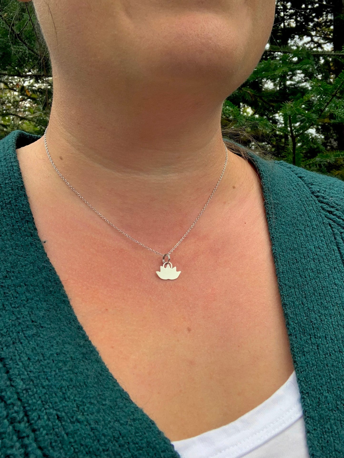 Mini Lotus Necklace