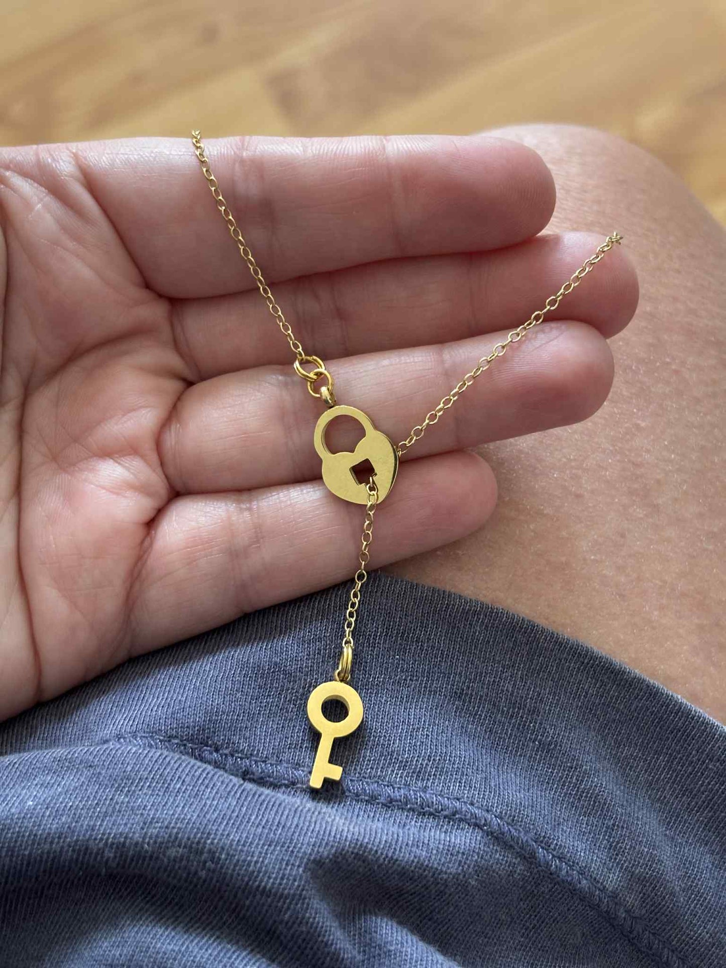 Lock and Key Necklace