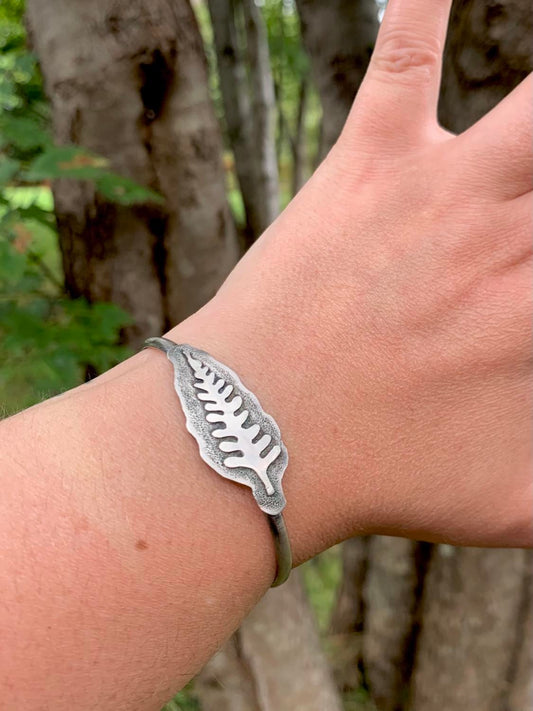"Thrive" Fern Cuff