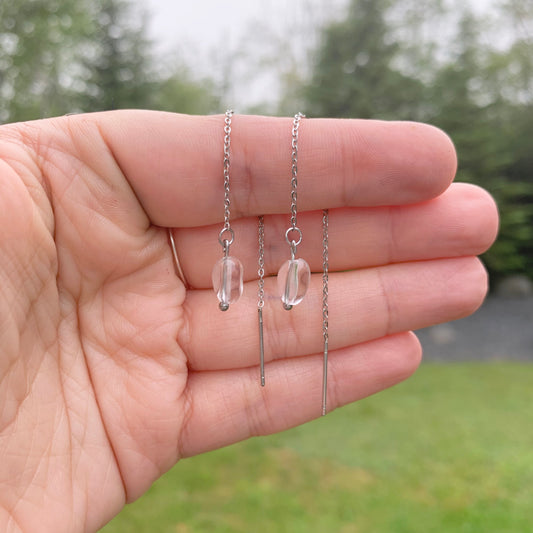 Clear Quartz Threaders/Archs