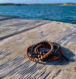 Wrist Wrap Wood Mala