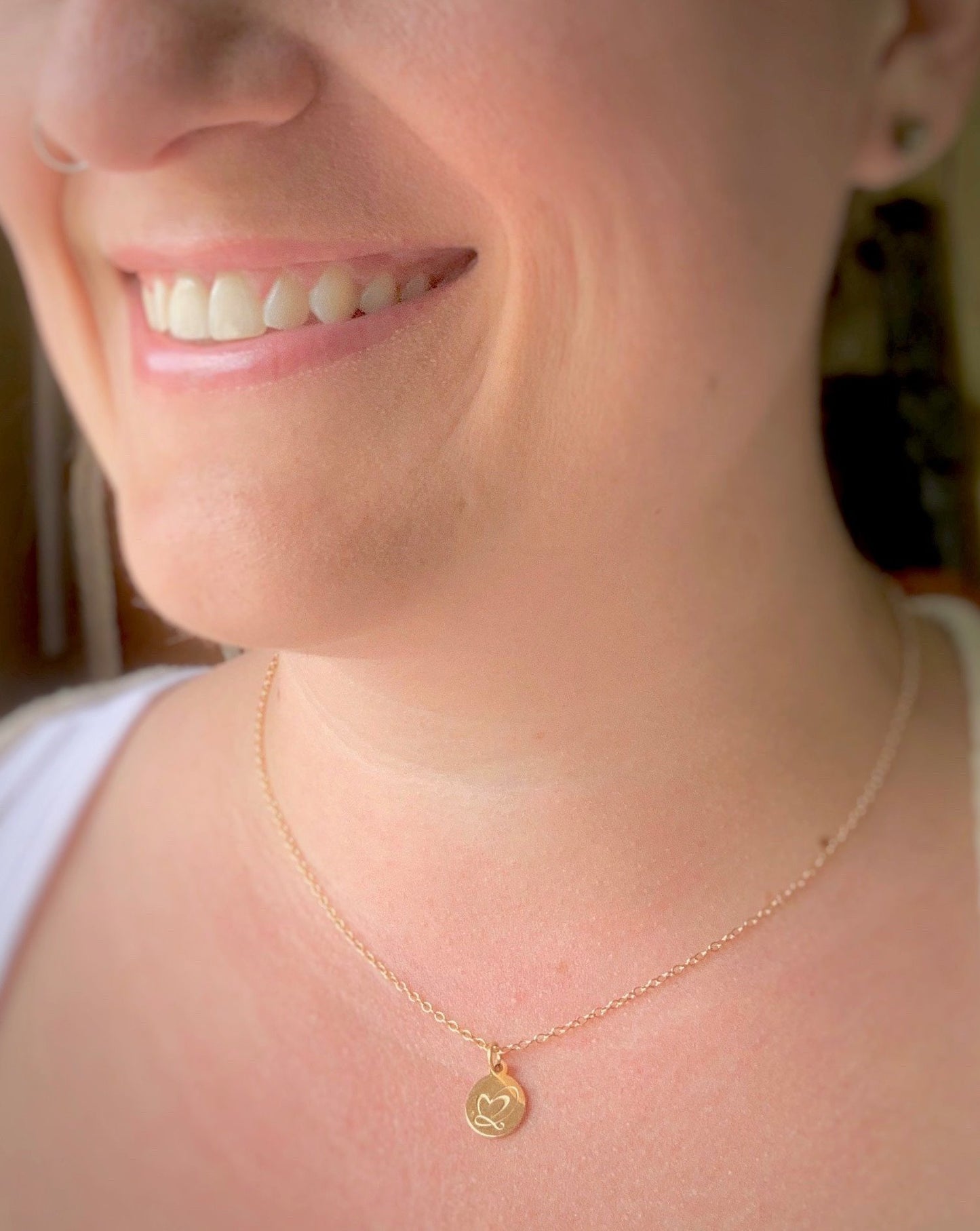 Laura Lotus Love Logo Pendant